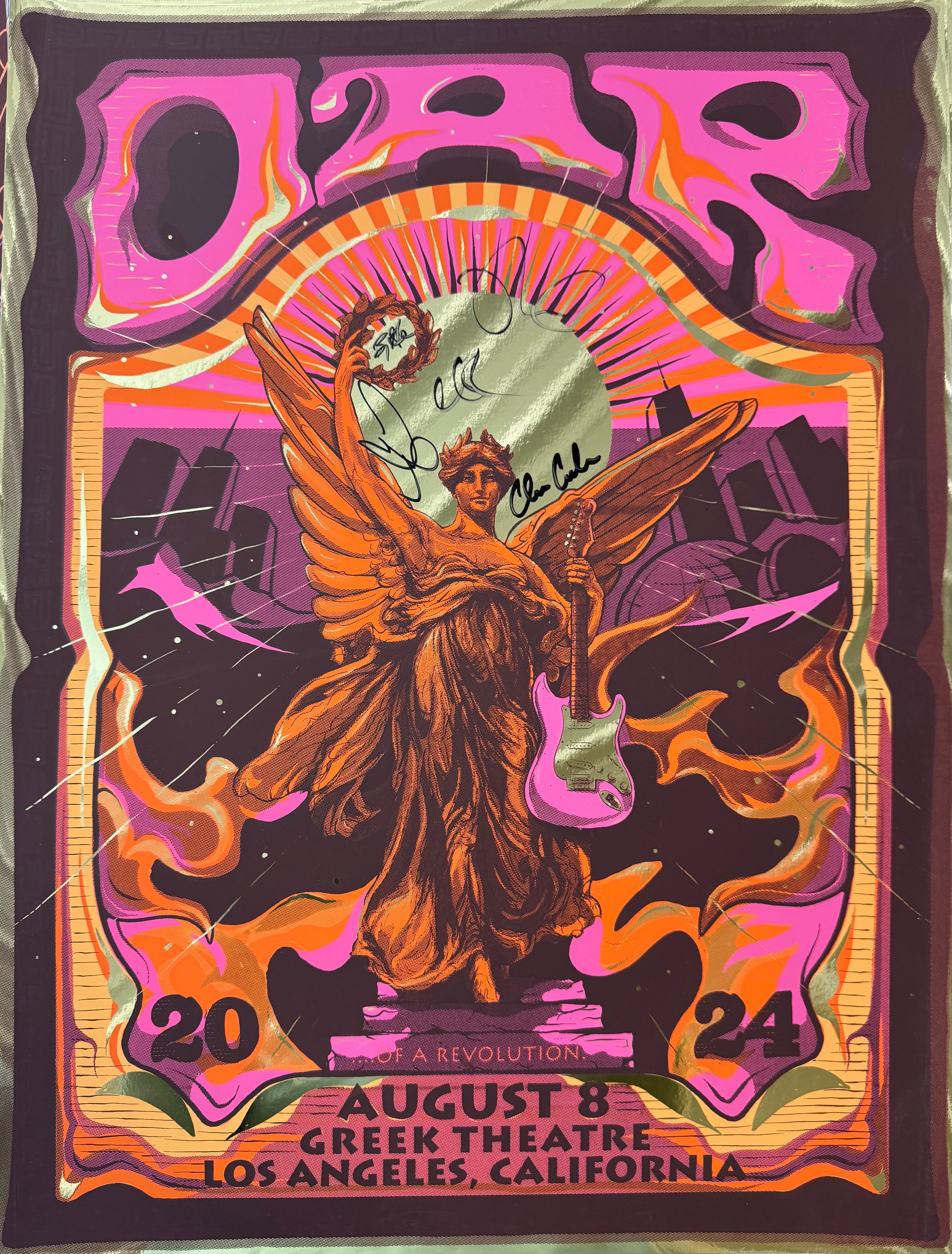 Sculptures Et Grands/リオペラ/ポスター 8/8/24 Greek Theatre - Los Angeles, CA - Event Poster – O.A.R.