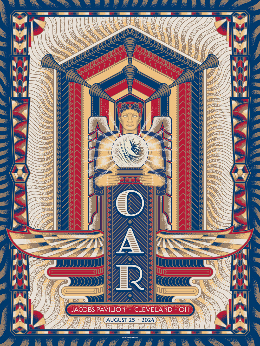 O.A.R. 2024 Cleveland, OH Poster