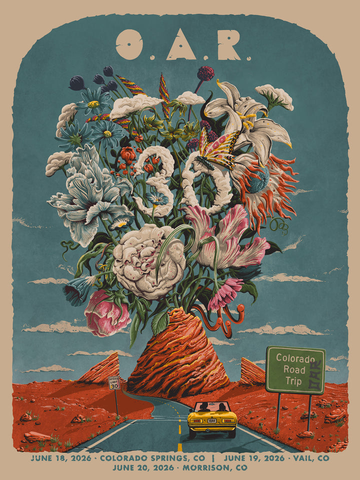 2026 Colorado Road Trip 18" x 24" Poster (Autographed) [GET NOTIFIED]