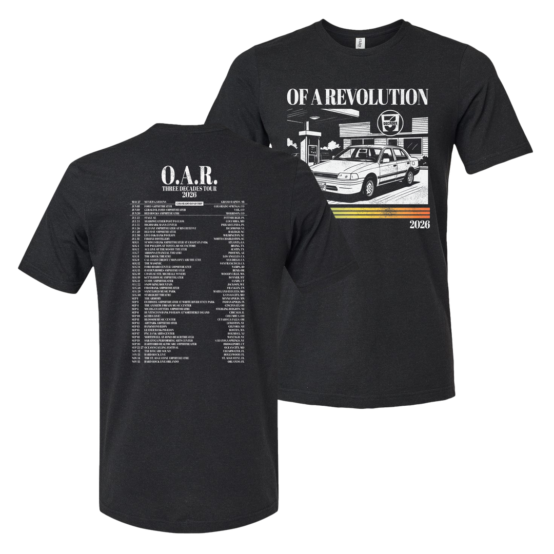 O.A.R.'s 3 Decades Tour Tee