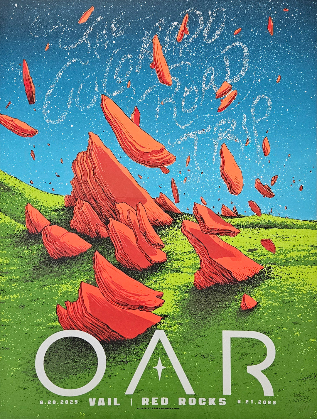 Autographed Colorado Road Trip 2025 Poster