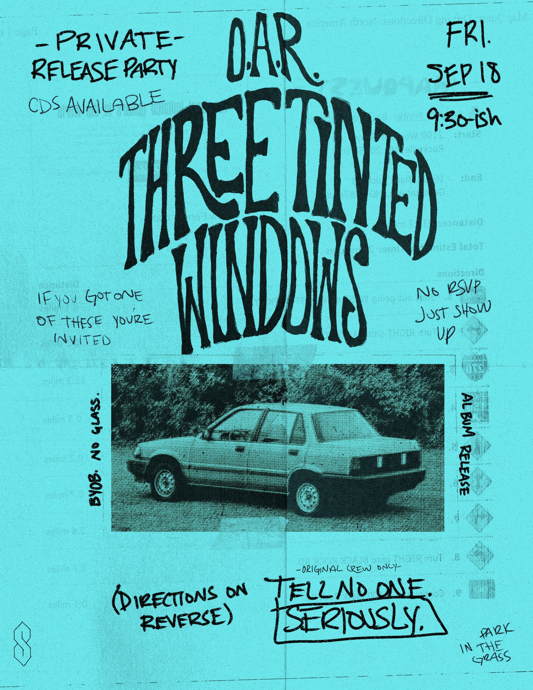 Three Tinted Windows Album Poster [PRE-ORDER]