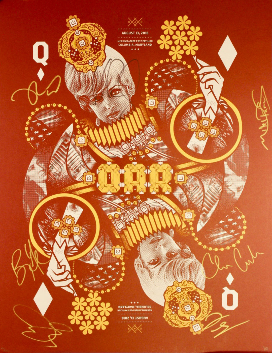 8/13/16 Merriweather Post Pavilion Event Poster (Autographed)