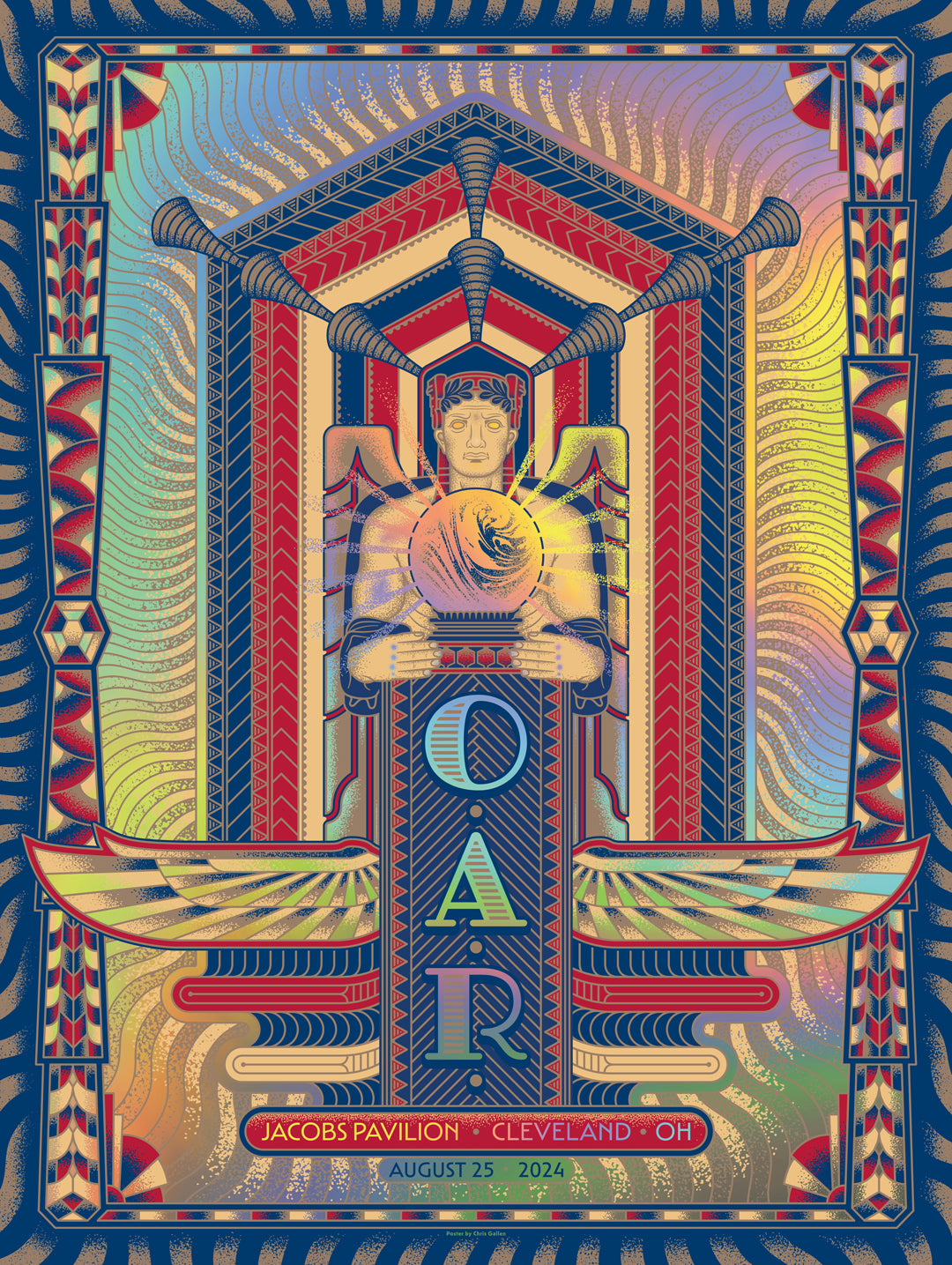 O.A.R. 2024 Cleveland, OH Poster