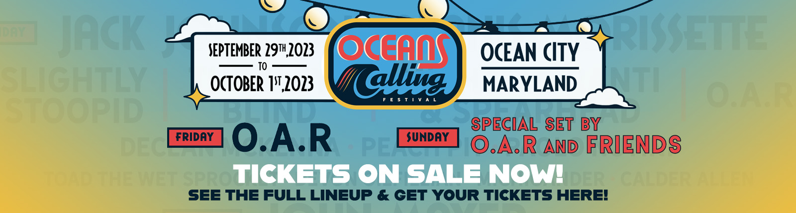 Get Your Ocean's Calling 2023 Presale Tickets Here!