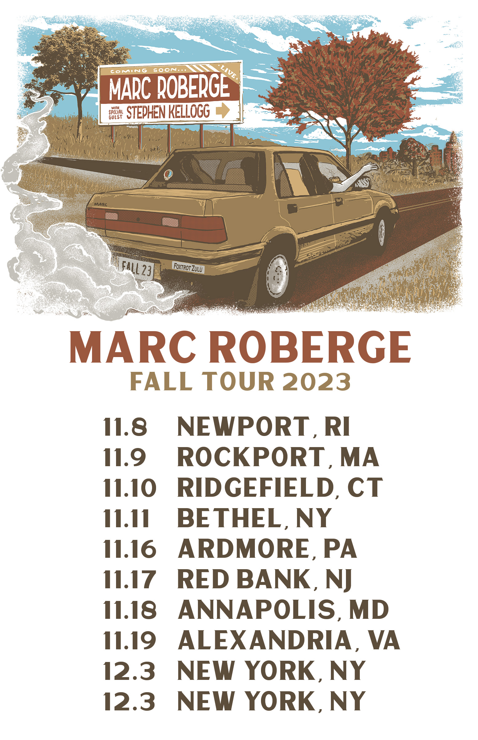 Marc 2023 Fall Tour Poster