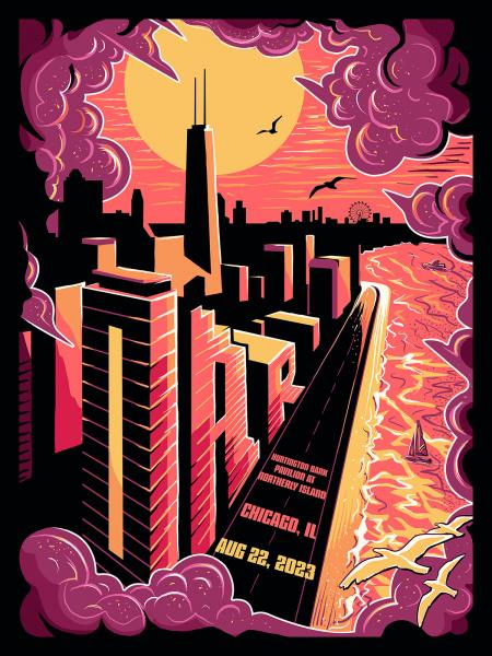 08/22/23 Northerly Island - Chicago, IL - Tour Poster