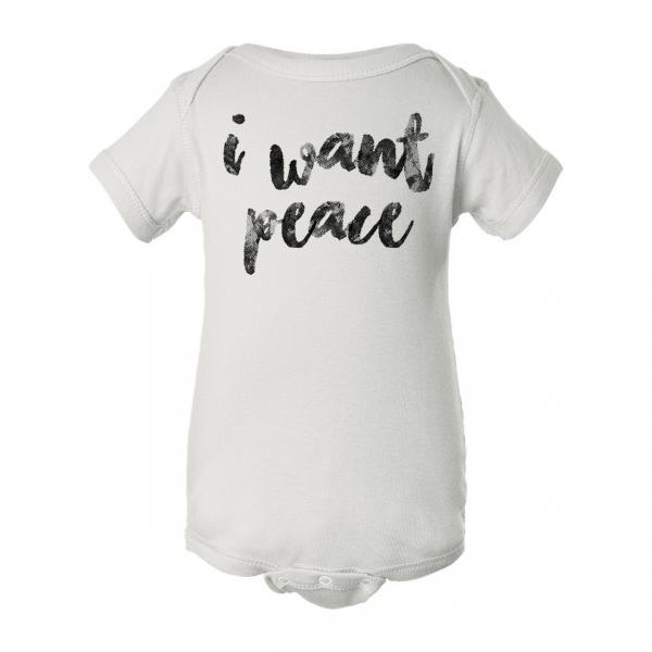 I Want Peace Onesie