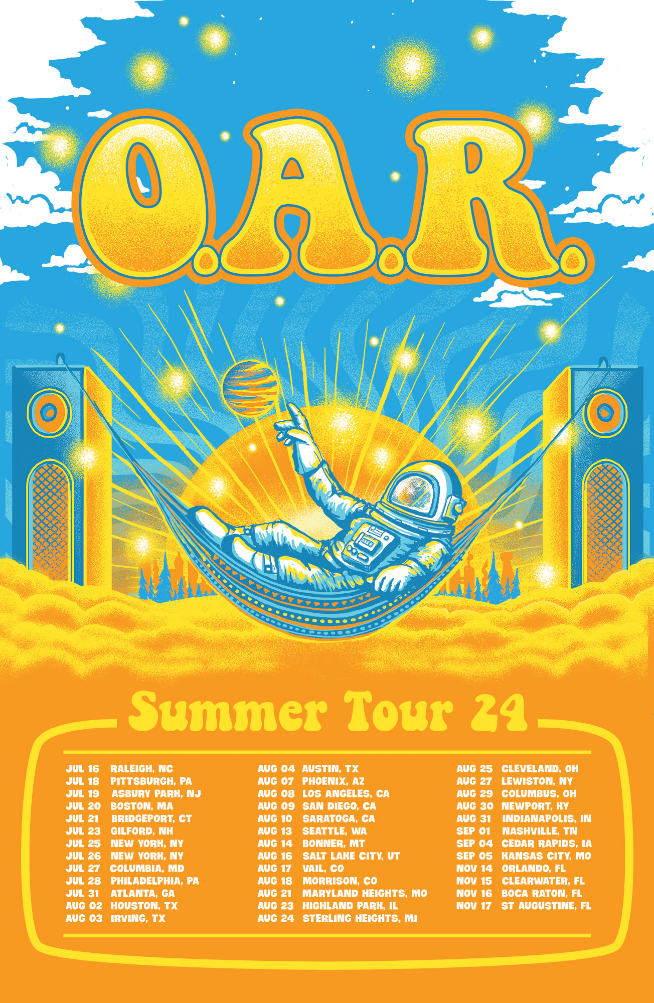 Summer Tour 24 Pre-Tour Poster