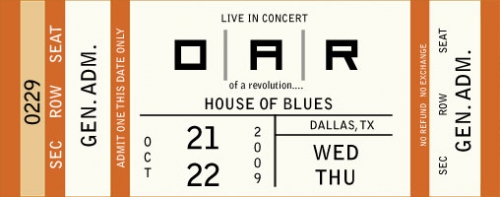 10/21 - 10/22/09 House of Blues Dallas