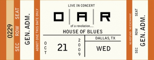 10/21/09 House of Blues Dallas