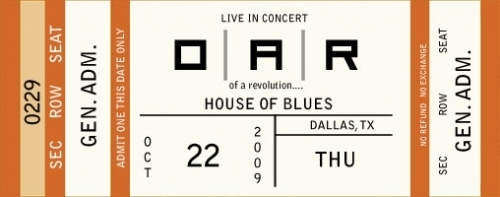 10/22/09 House of Blues Dallas