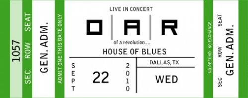 09/22/10 House of Blues Dallas