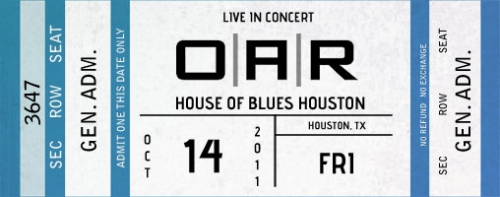 10/14/11 House of Blues Houston