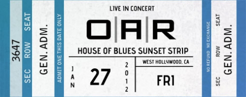01/27/12 House of Blues Sunset Strip